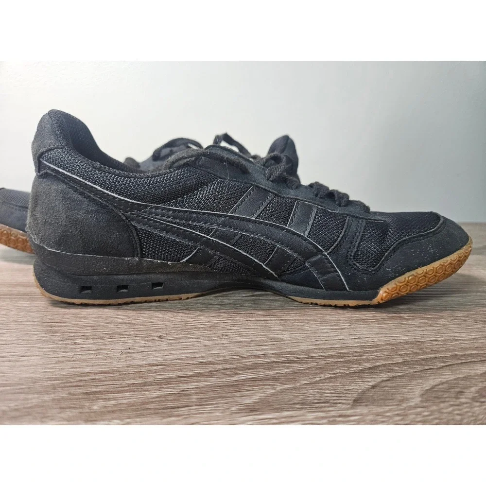 Onitsuka Tiger Ultimate 81 Black Gum Sneakers Mens 6.5 Womens 8 D626N Low Top